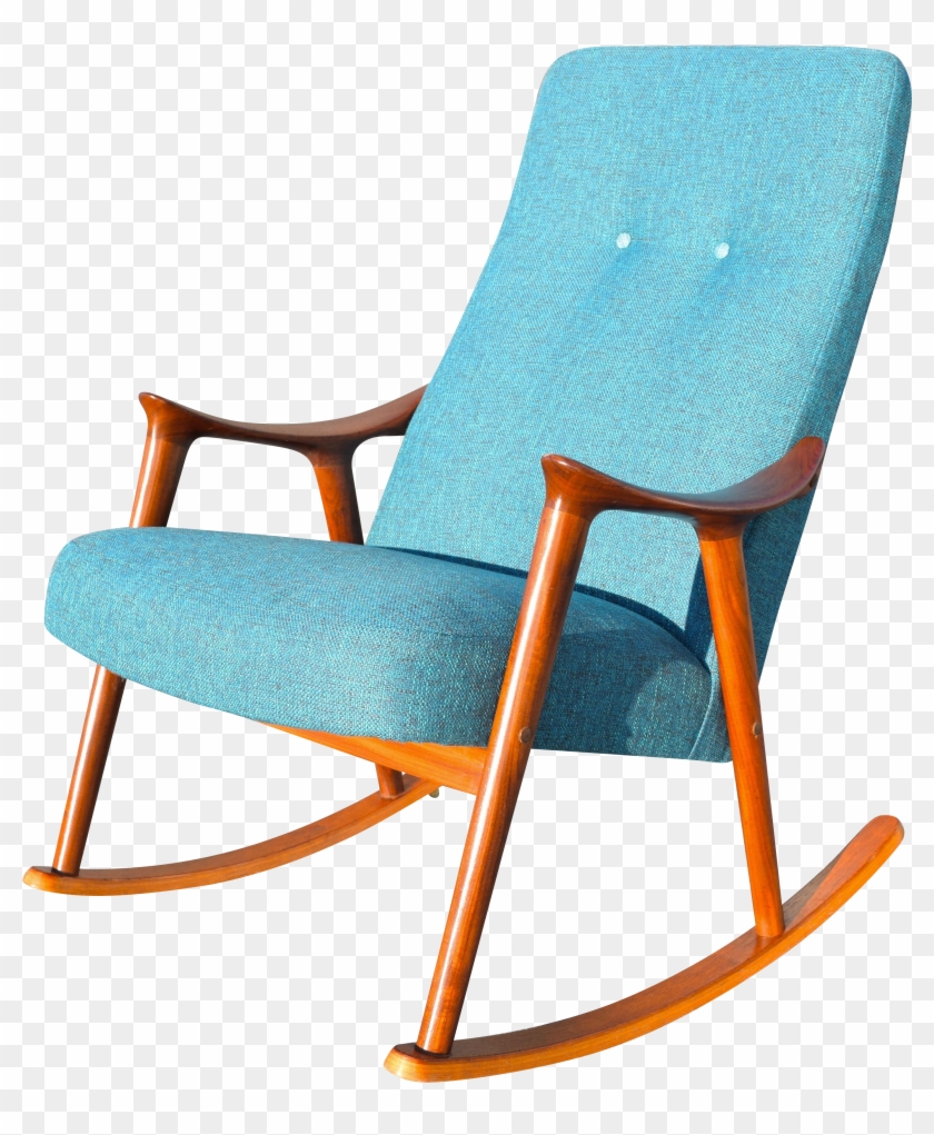 Vintage Danish Modern Rocking Chair By Rastad & Relling Clipart