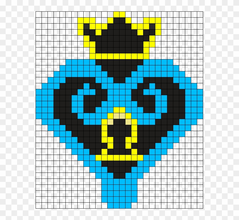 Kingdom Hearts Perler Bead Pattern / Bead Sprite - Kingdom Hearts Perler Pattern Clipart