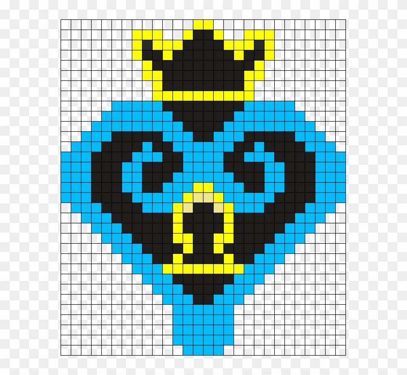 Kingdom Hearts Perler Bead Pattern / Bead Sprite - Kingdom Hearts Perler Pattern Clipart #5441460