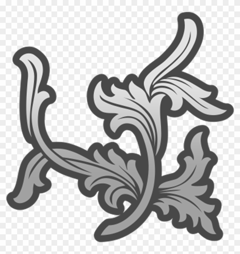 Decor Motif Swirl - Illustration Clipart