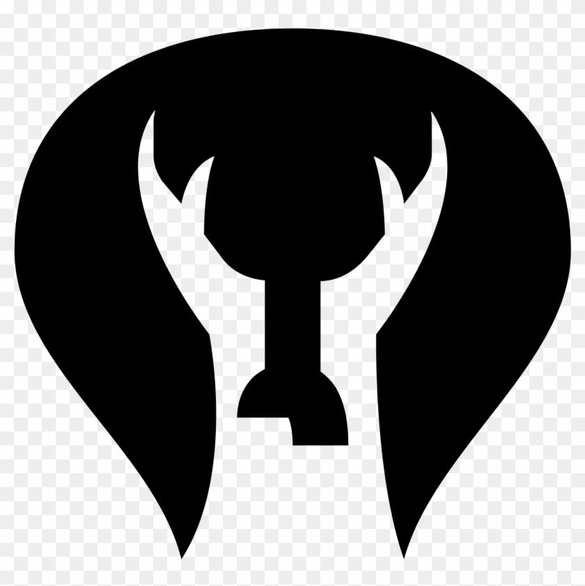 Vector Bull Face - Emblem Clipart