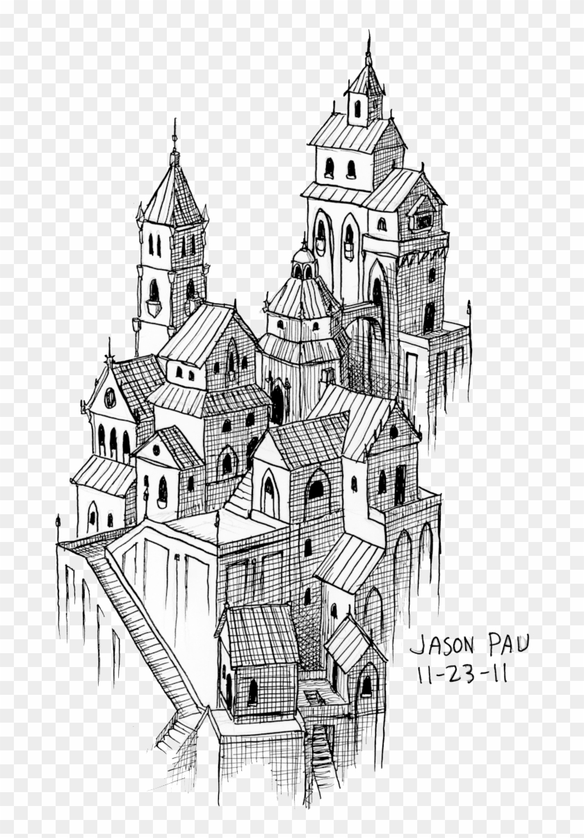 Fantasy City Clipart Png - Fantasy City Png Transparent Png #5442299