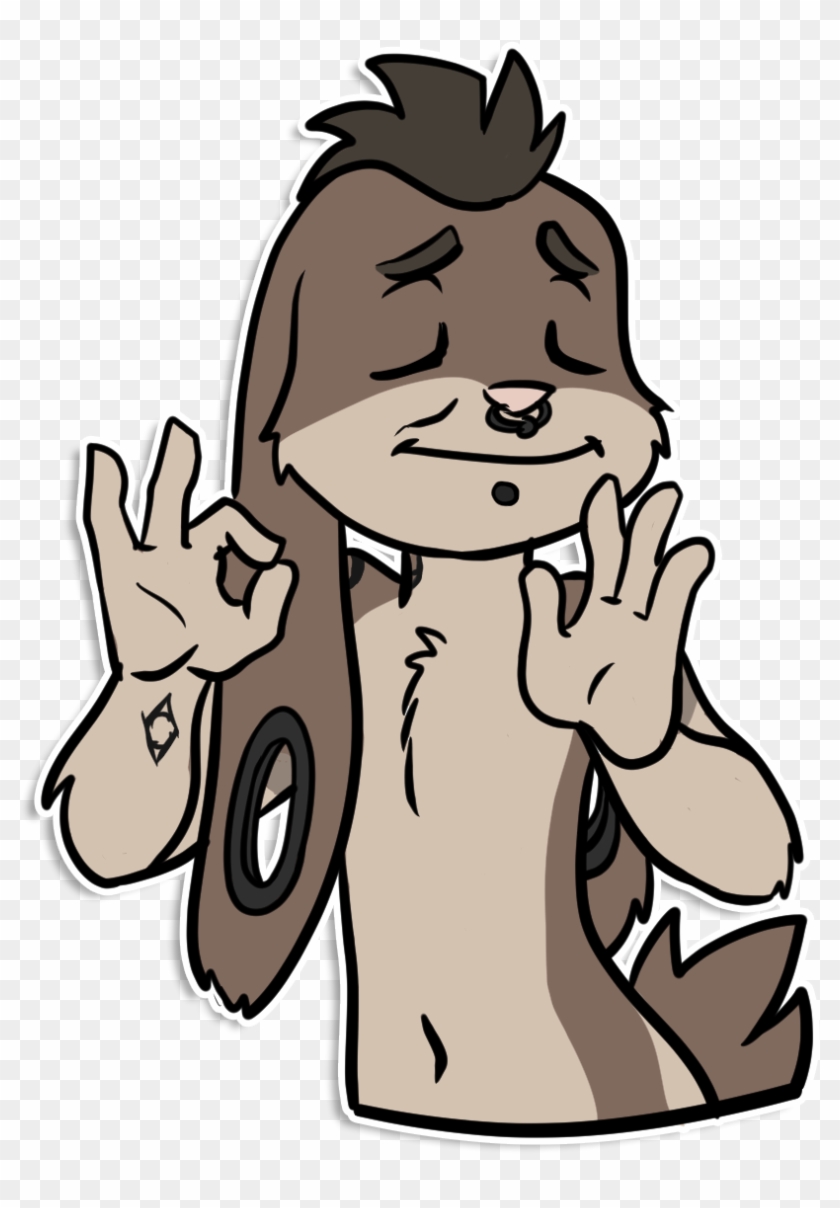 7 Oct - Sticker Furry Png Clipart