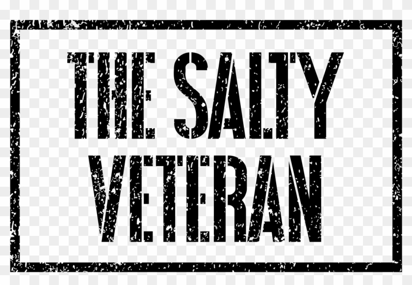 The Salty Veteran - Monochrome Clipart #5442652