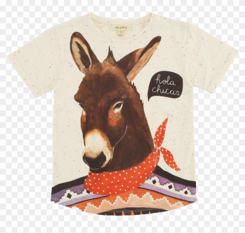 Soft Gallery Norman T-shirt Burro - Burro Clipart #5443036