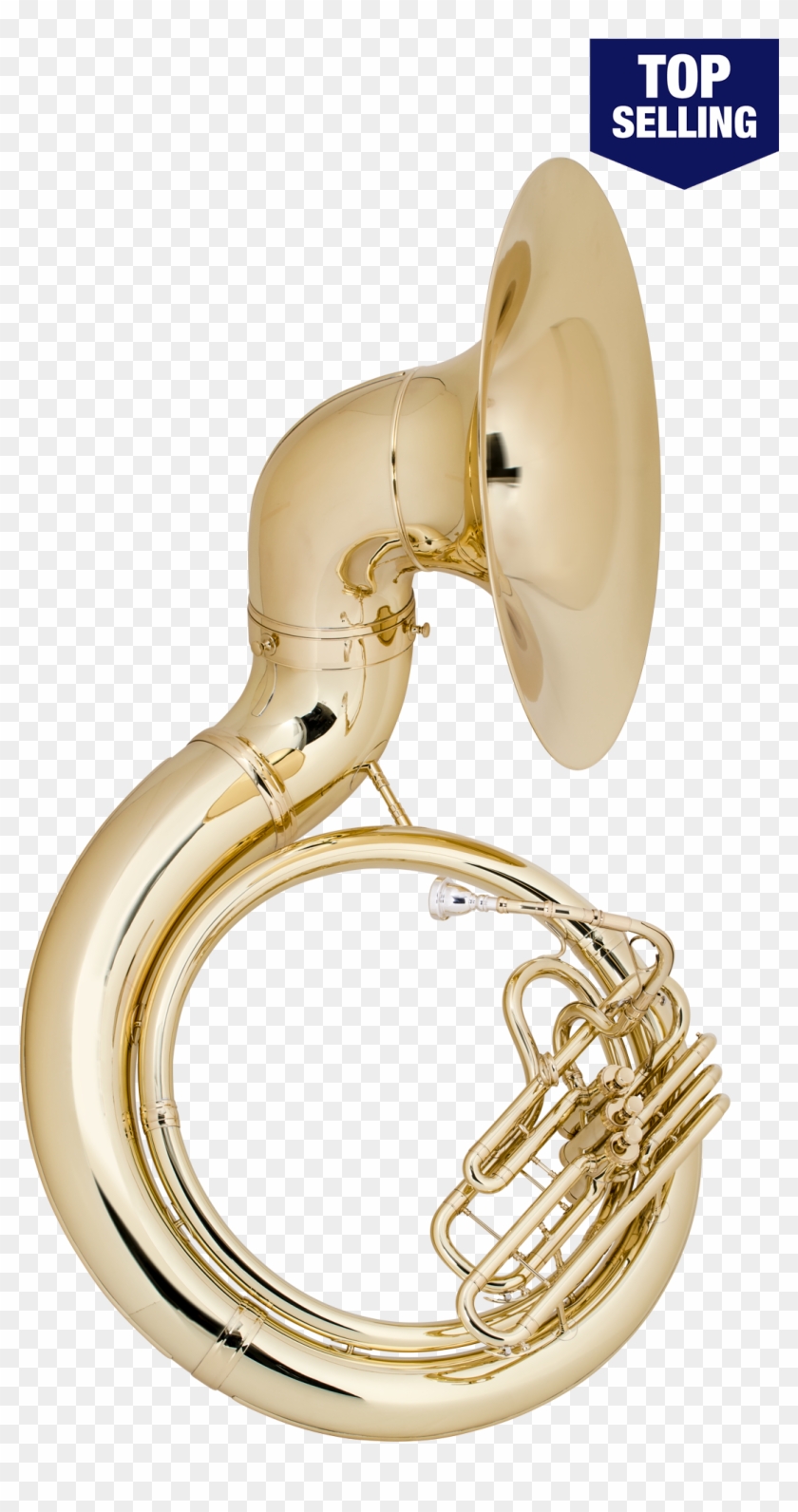 Cg Conn Step-up Model 20kw Brass Sousaphone - Sousaphone Png Clipart #5443071
