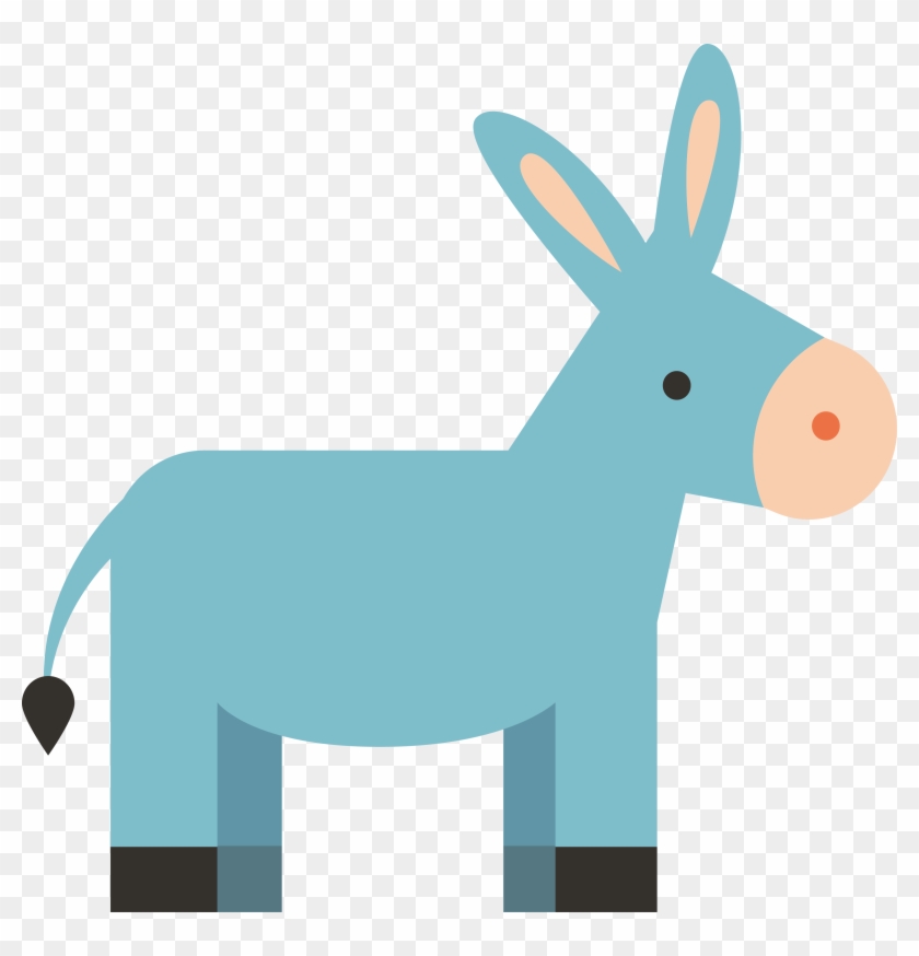 Clip Freeuse Donkey Vector Cartoon Character - Cartoon - Png Download #5443309