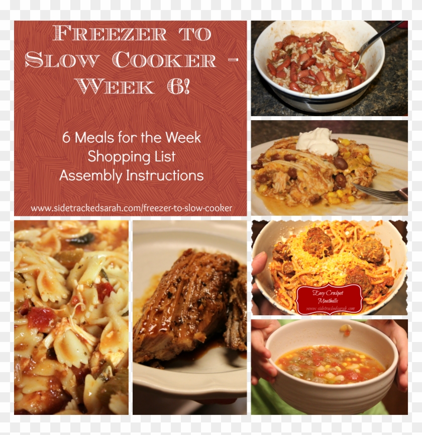 Crockpot Freezer Meals Week - Dish Clipart #5443384