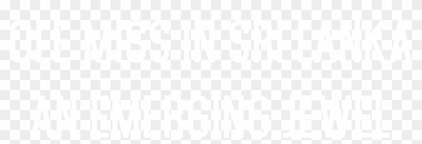 Ole Miss In Sri Lanka - Black-and-white Clipart