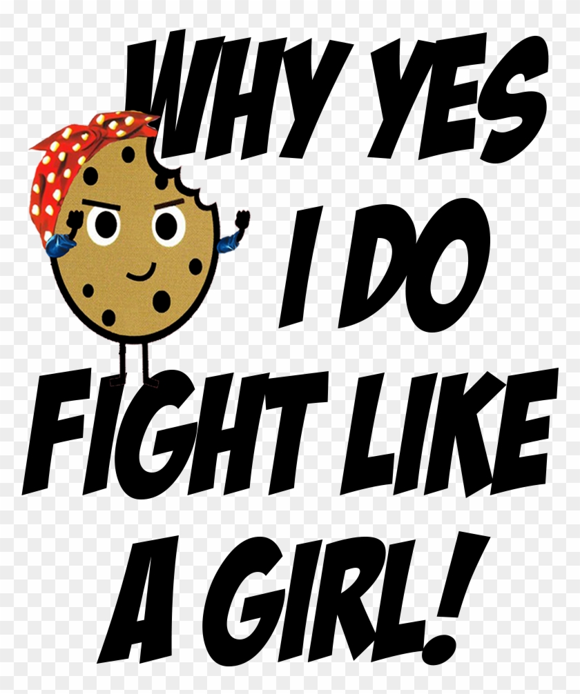 Fight Like A Girl - Illustration Clipart