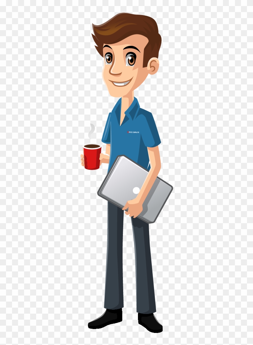 Happy With Office Complete Clipart #5443851