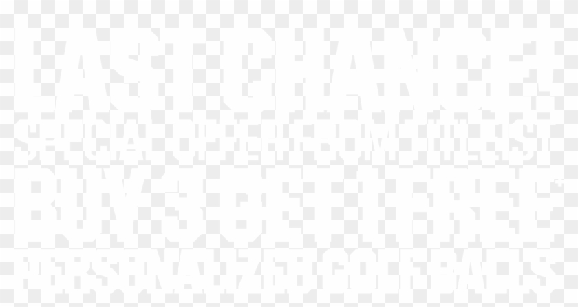 Buy 3 Get 1 Free Personalized Golf Balls - Poster Clipart