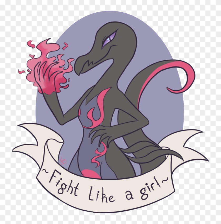 Female Salazzle Clipart