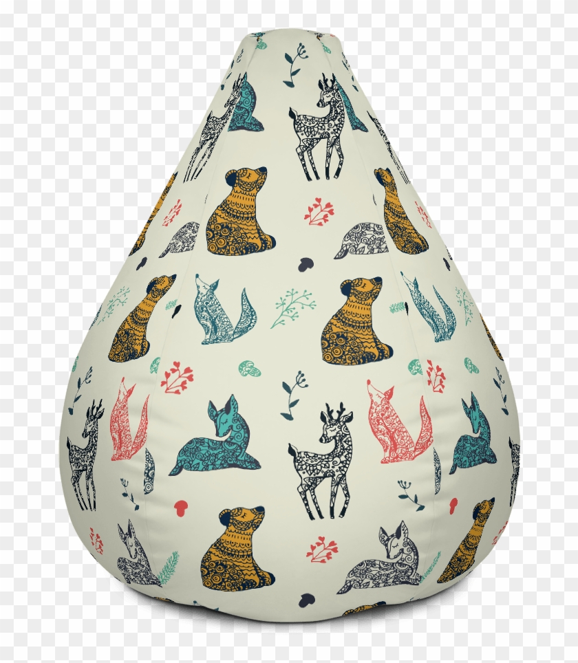 Bean Bag Chair - Lampshade Clipart #5444283