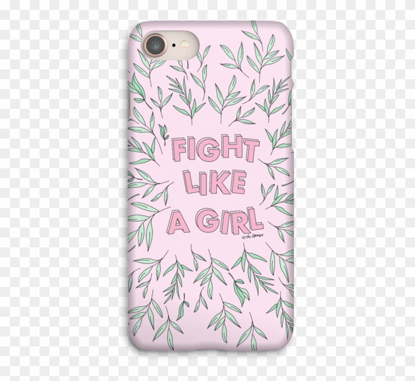 Fight Like A Girl Case Iphone - Mobile Phone Case Clipart #5444326