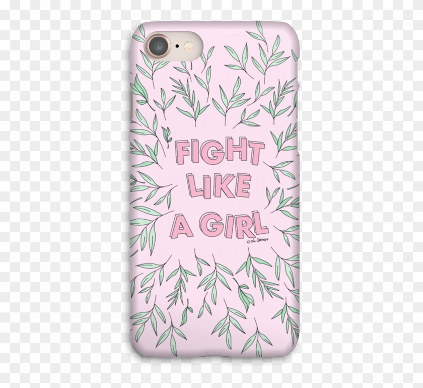 Fight Like A Girl Case Iphone - Mobile Phone Case Clipart