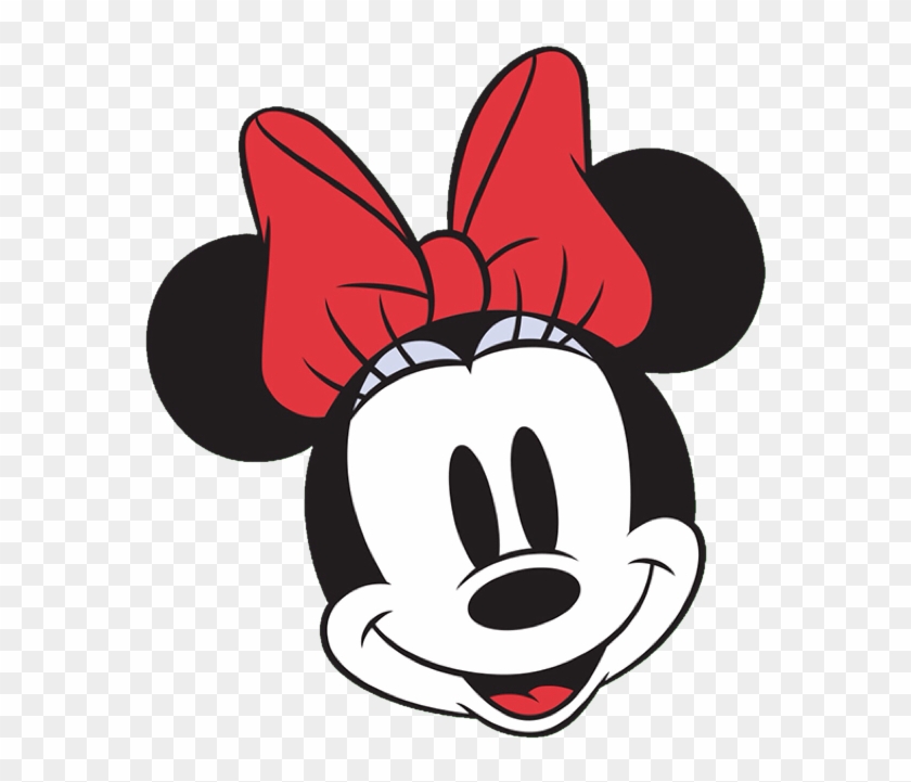 Mickeymouse Cute Disney Character Red Black Cute Sticke - Pink Minnie Mouse Face Clipart #5444473