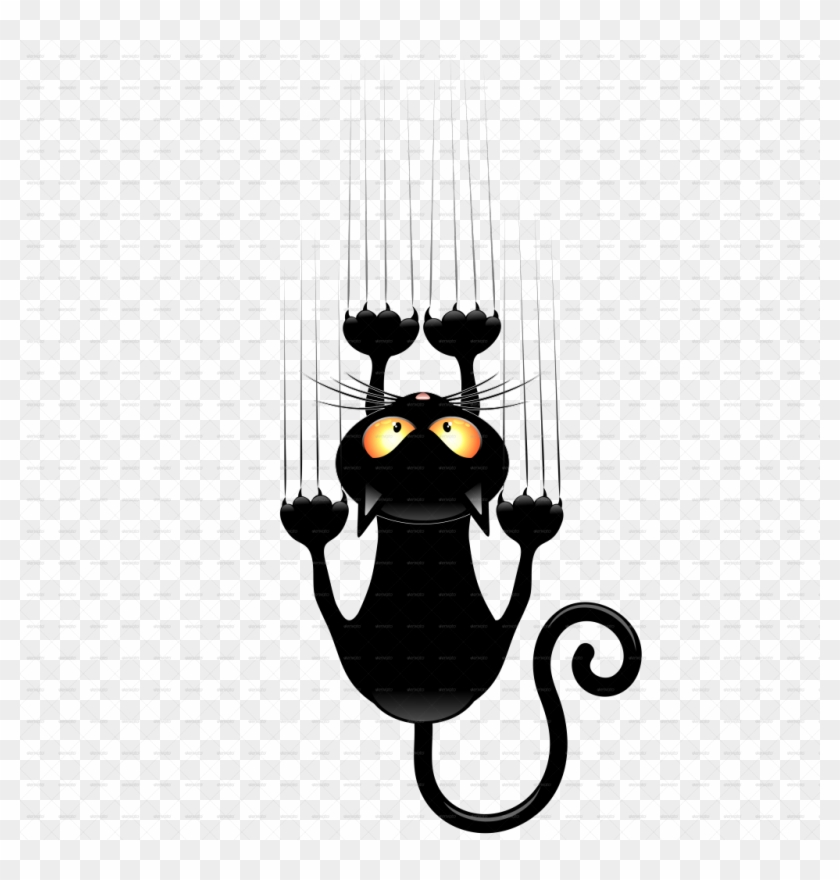 Tiger Scratch Tattoo Flowers Png Tiger Scratch Tattoo - Funny Cats Silhouette Png Clipart