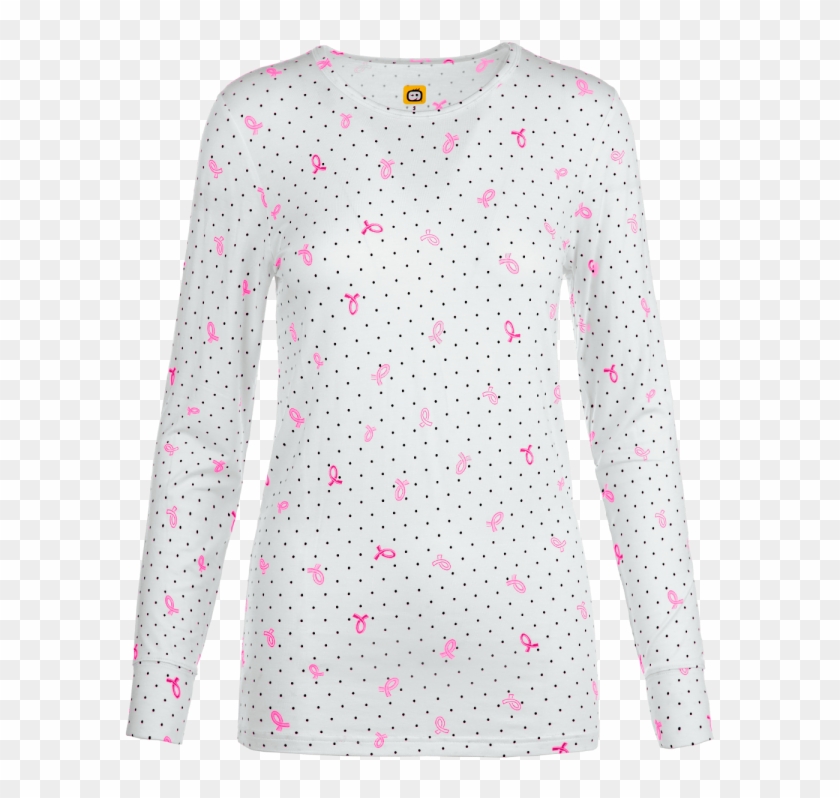 Wonderwink Scrubs Fight Like A Girl - Polka Dot Clipart #5444672