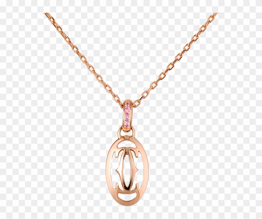 Cartier Double C - Necklace Clipart #5445024