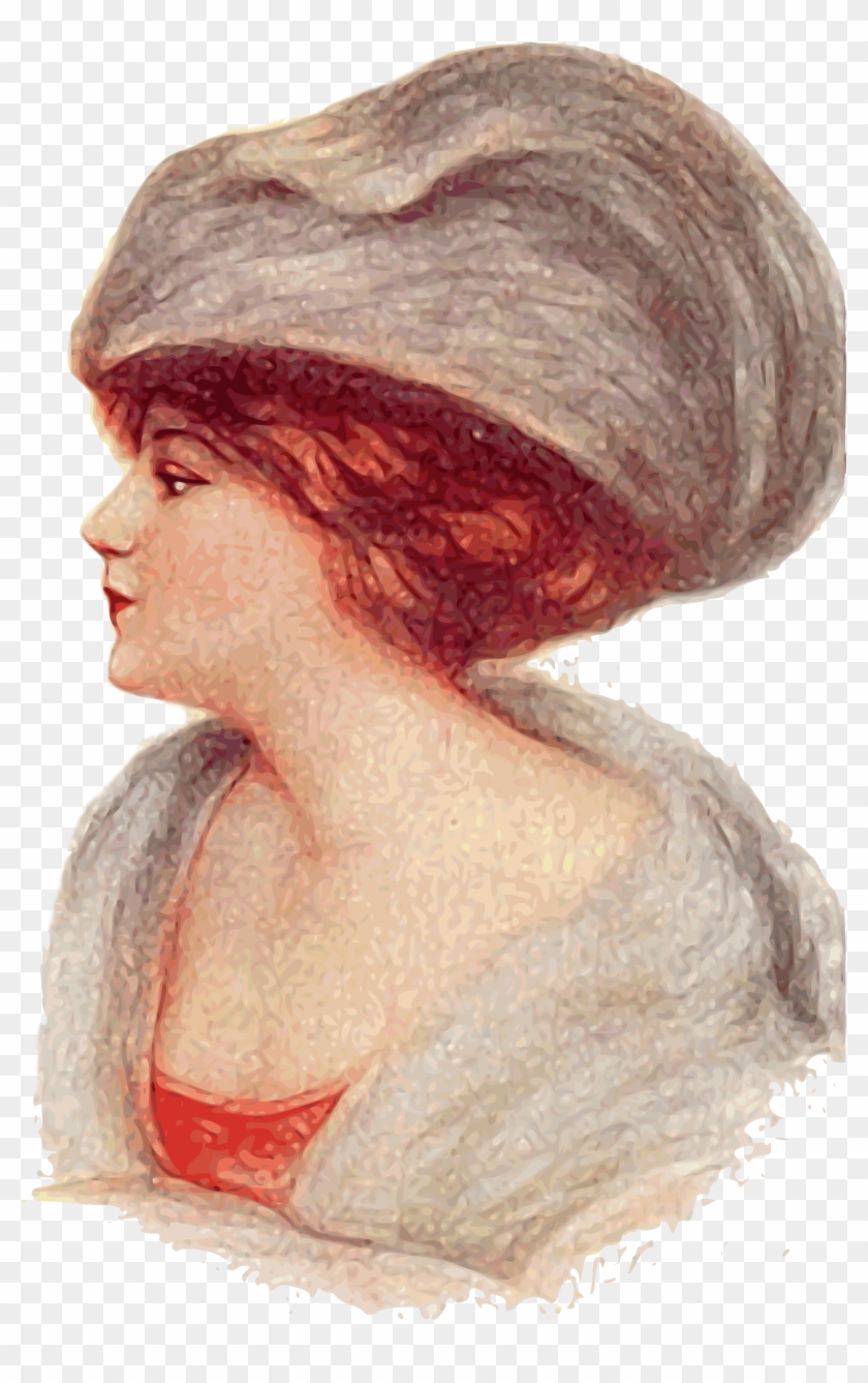 Woman Girl Lady Vintage 1920 Old 1287045 - 1920 Picture Woman Portrait Transparent Clipart