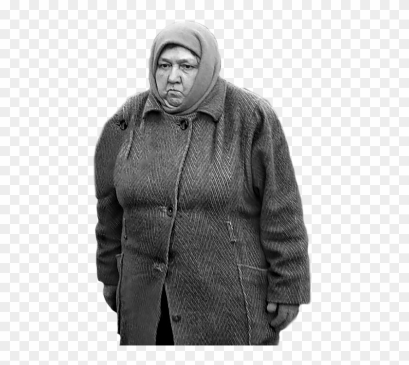 Personrussian Woman - Monochrome Clipart #5445119