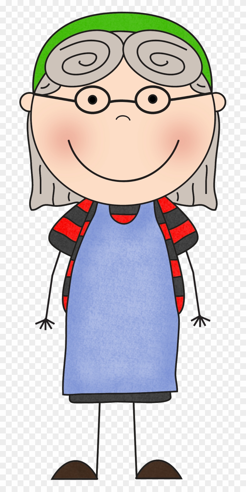 Old Clipart Old Woman - Clip Art Old Lady Who Swallowed - Png Download #5445144