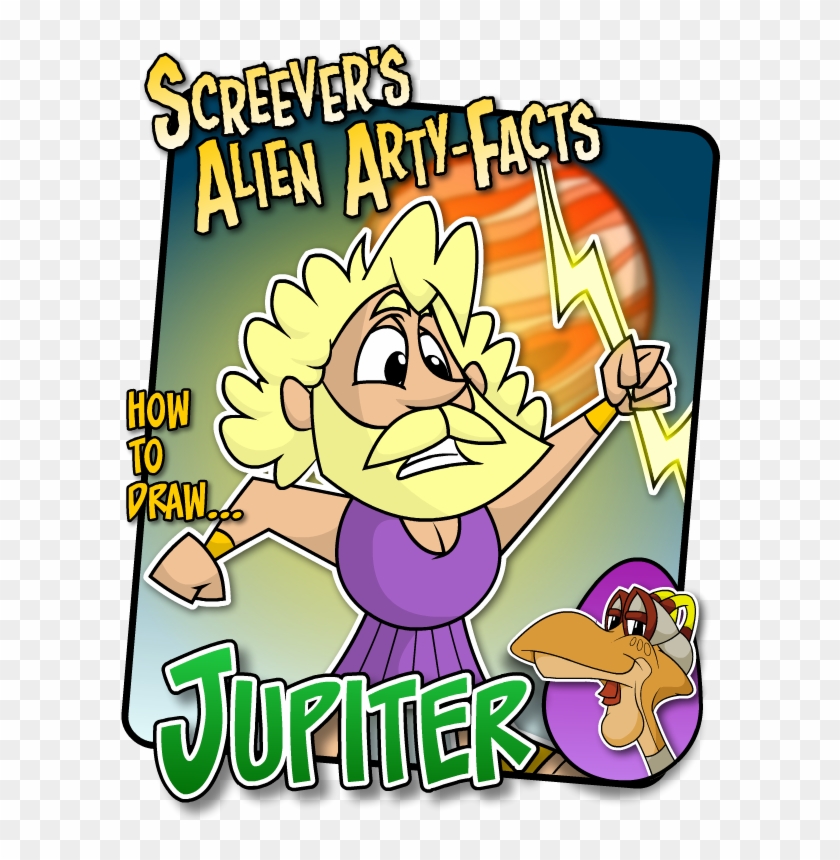Meet Jupiter The King Of The Planets - Cartoon Clipart