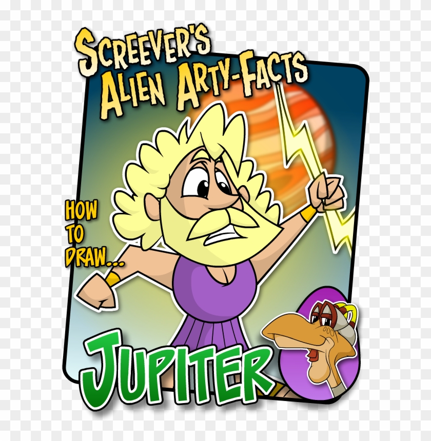 Meet Jupiter The King Of The Planets - Cartoon Clipart