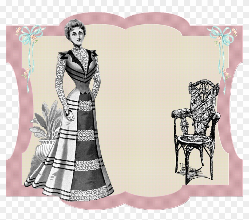 Lady, 1920, Woman, Vintage, Girl, Female, Beauty, Old - Victorian Era Clipart #5445230