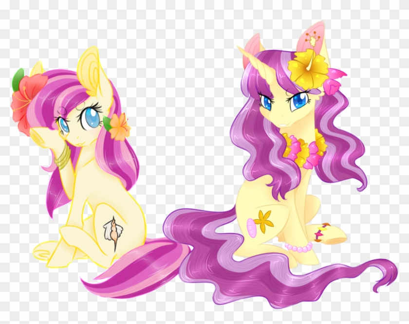Emypony, Earth Pony, Flower, Flower In Hair, Hawaii, - Cartoon Clipart #5445369