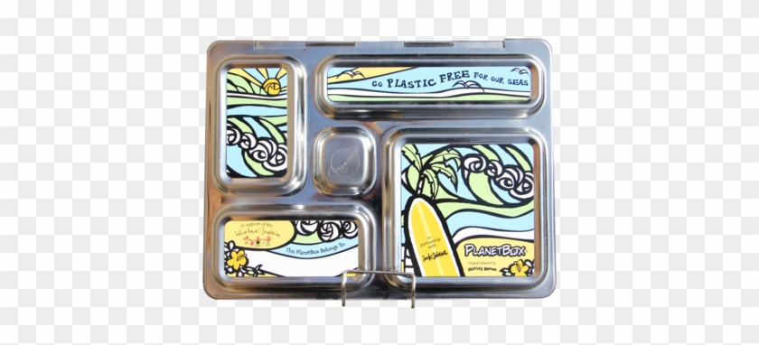 Planetbox Plastic Free Seas Aloha Magnet Rover Lunchbox - Calligraphy Clipart
