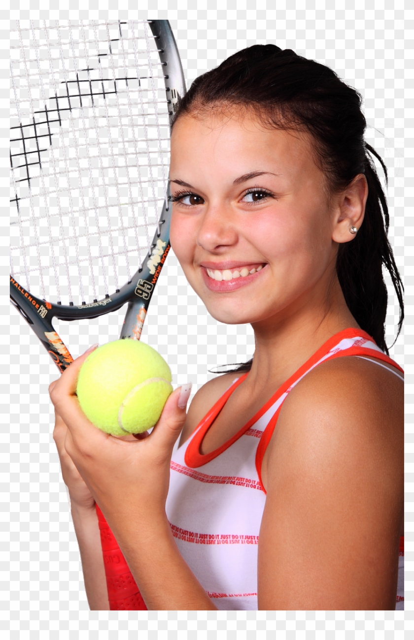 Tennis Fitness Sport Woman Girl Png Image - Lose Weight With Tennis Clipart #5445824