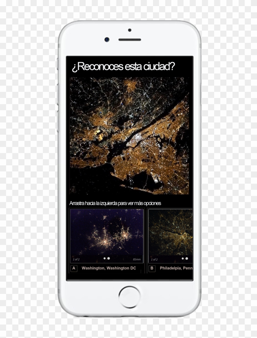 Mobile App Concept - New York From Space Clipart #5446195