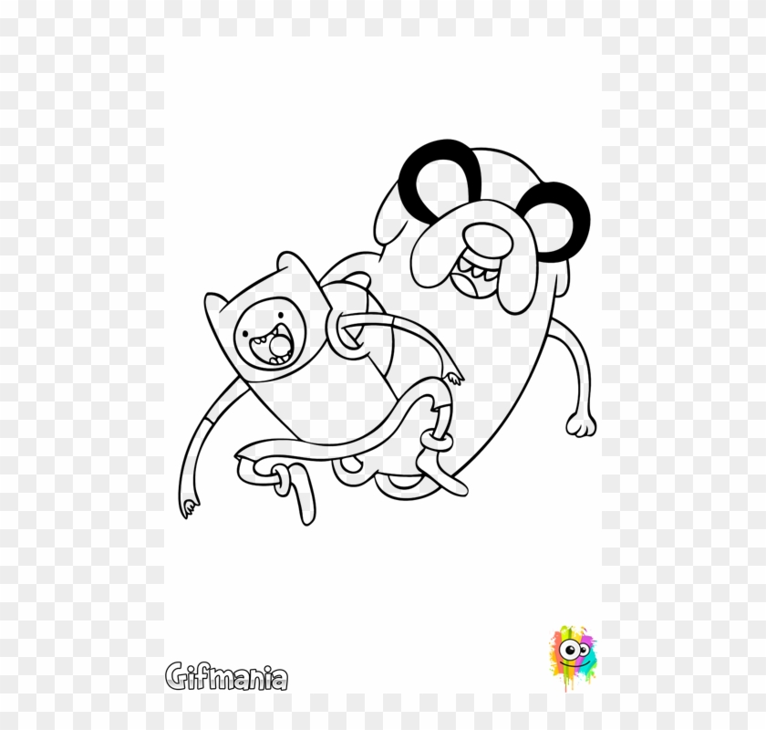 Drawings Time With Finn And Jake - Finn And Jake Sketch Clipart #5446621