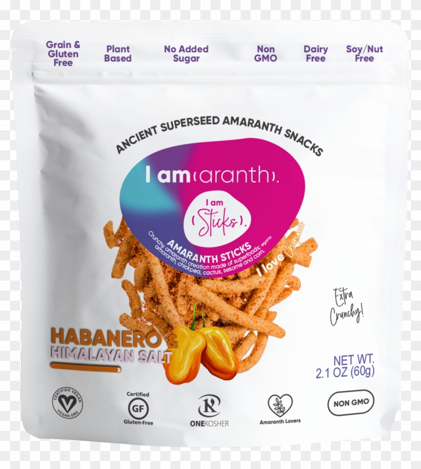 Habanero & Himalayan Salt Amaranth Sticks - Certified Vegan Clipart #5446921