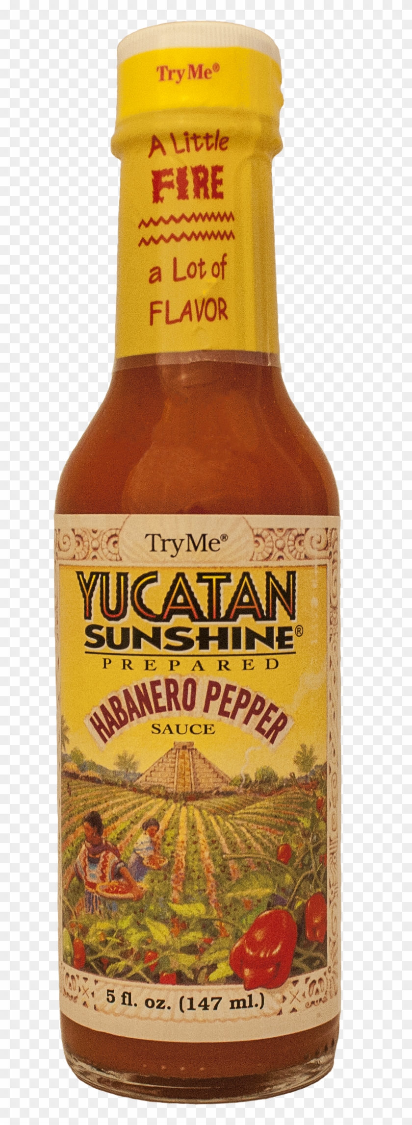 Tryme Yucatan Sunshine Habanero Pepper Sauce 5 Oz - Yucatan Sunshine Clipart #5447044