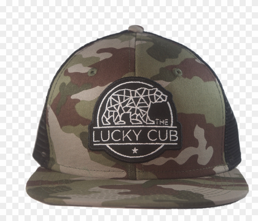 Army Camo Trucker Snapback Clipart