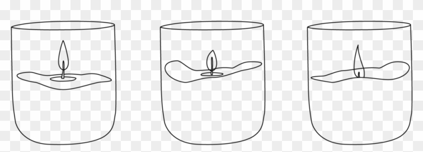 Amongst Candle Lovers Of All Kinds Is 'tunneling', - Line Art Clipart #5447731