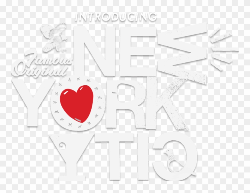 Introducing Famous Original New York City - Heart Clipart #5448279