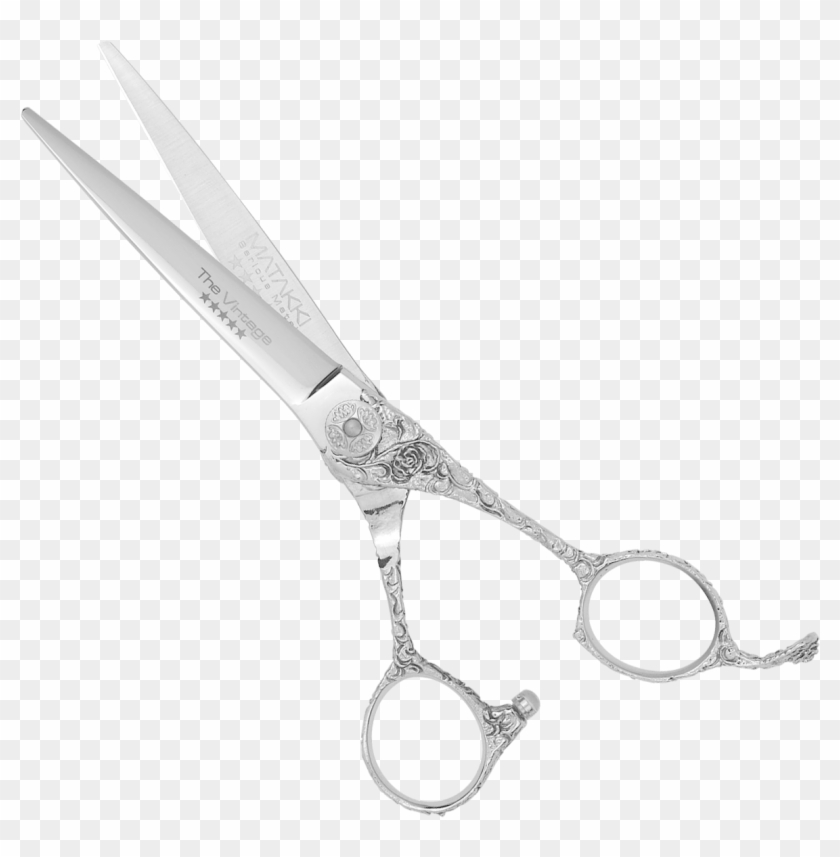 The Vintage - Vintage Barber Scissors Clipart #5448715