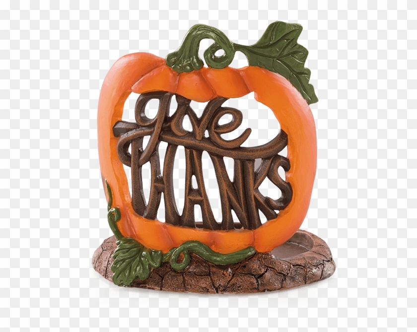 Give Thanks Scentsy Warmer Wrap - Carving Clipart