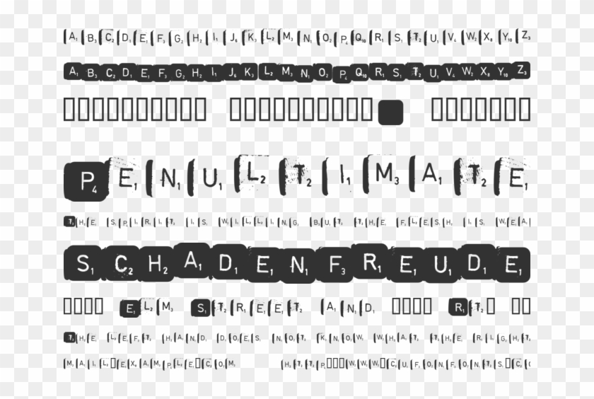 Download Free Pc Mac And Web - Scrabble Font Clipart