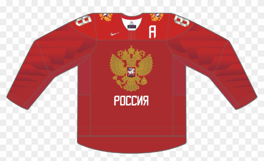 Russia National Hockey Team Uniform - Iihf Finland Jersey 2019 Clipart