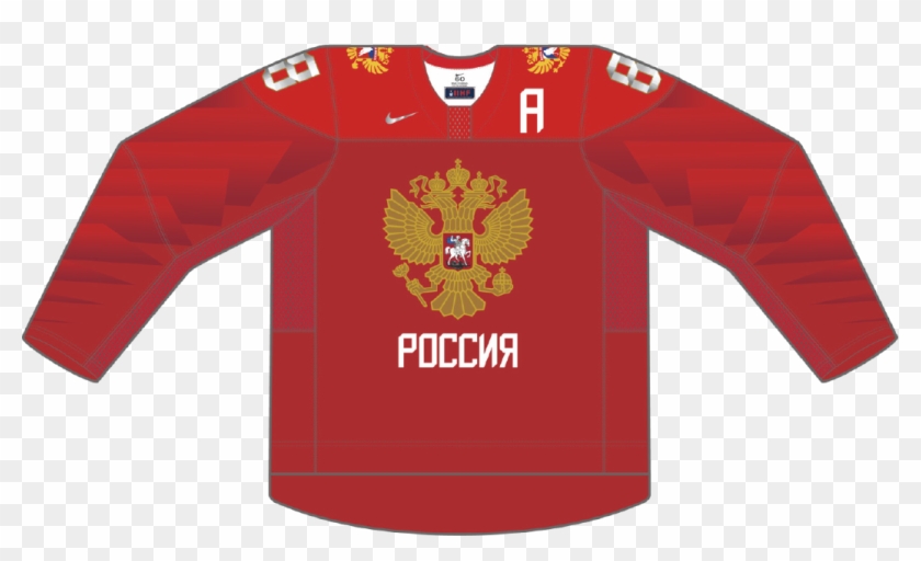 Russia National Hockey Team Uniform - Iihf Finland Jersey 2019 Clipart #5449507