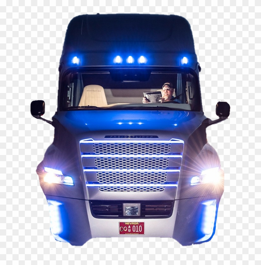 Semi Truck Lighting - Luces De Un Camion Clipart #5449567
