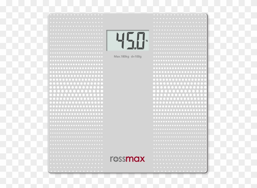 Glass Personal Scale - Rossmax Clipart #5449889