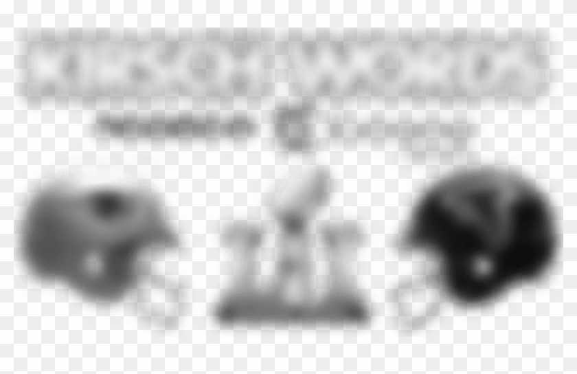 Super Bowl Li - Monochrome Clipart