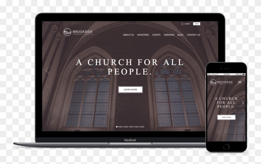 Exodus Church Website Design - Tablet Computer Clipart