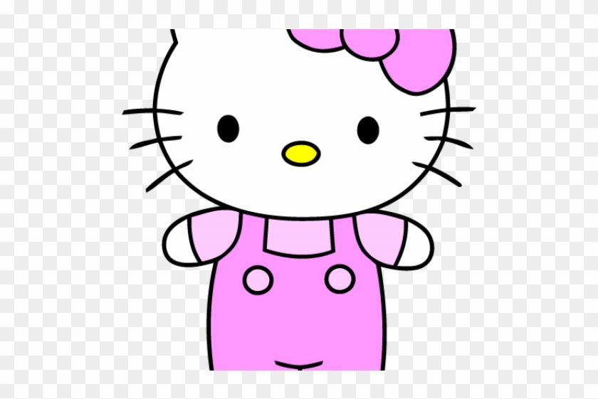 Hello Kitty Clipart - Hello Kitty Simple Drawing - Png Download #5450417